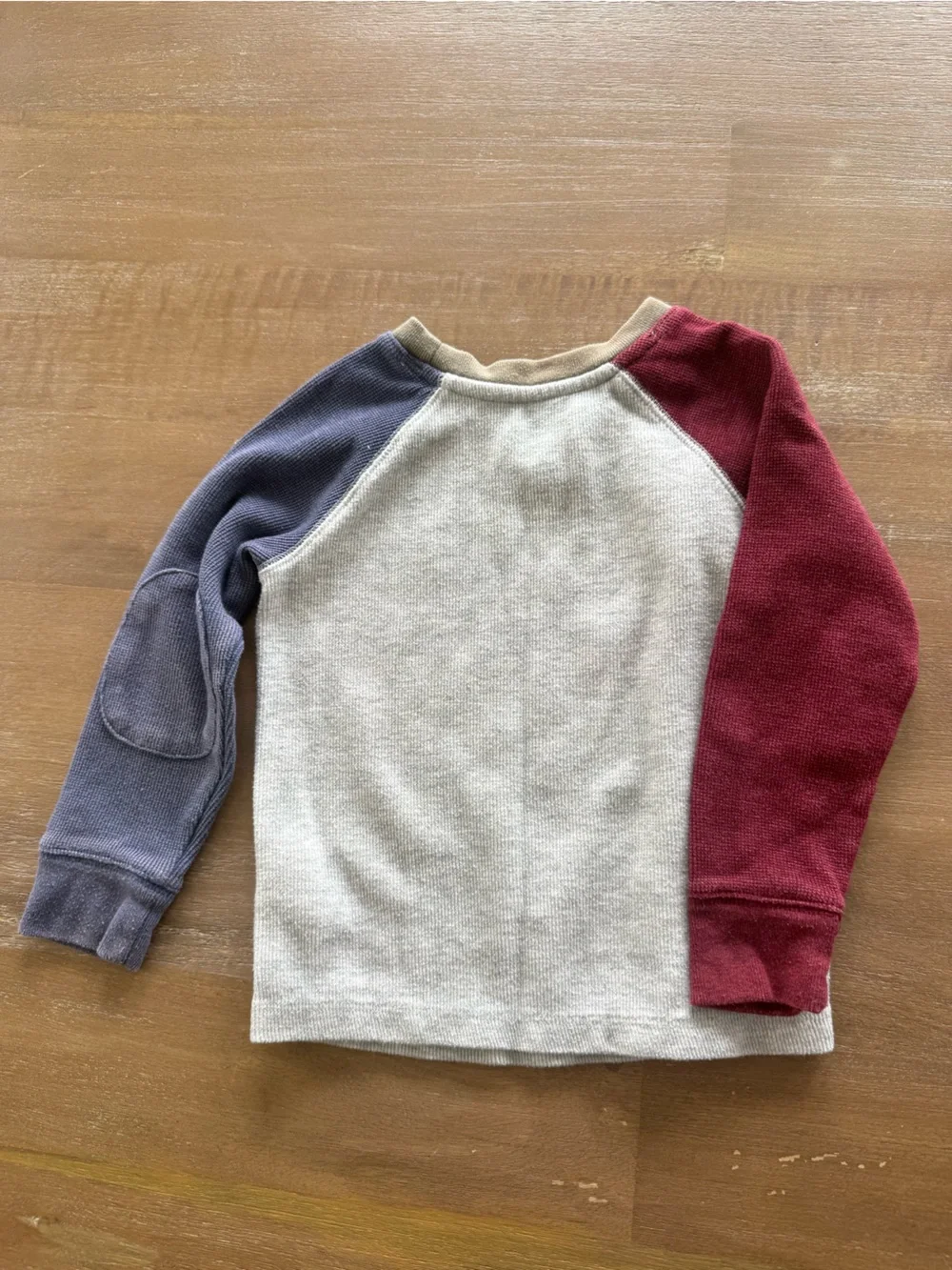 GAP Kids Colorblock Pullover Sweatshirt - Gray, Navy & Burgundy
